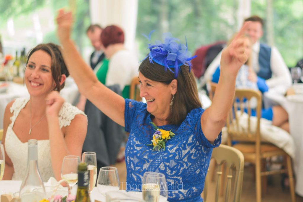 Fun during the speeches | Gloucestershire Wedding Photographer | Thomas Whild Photography