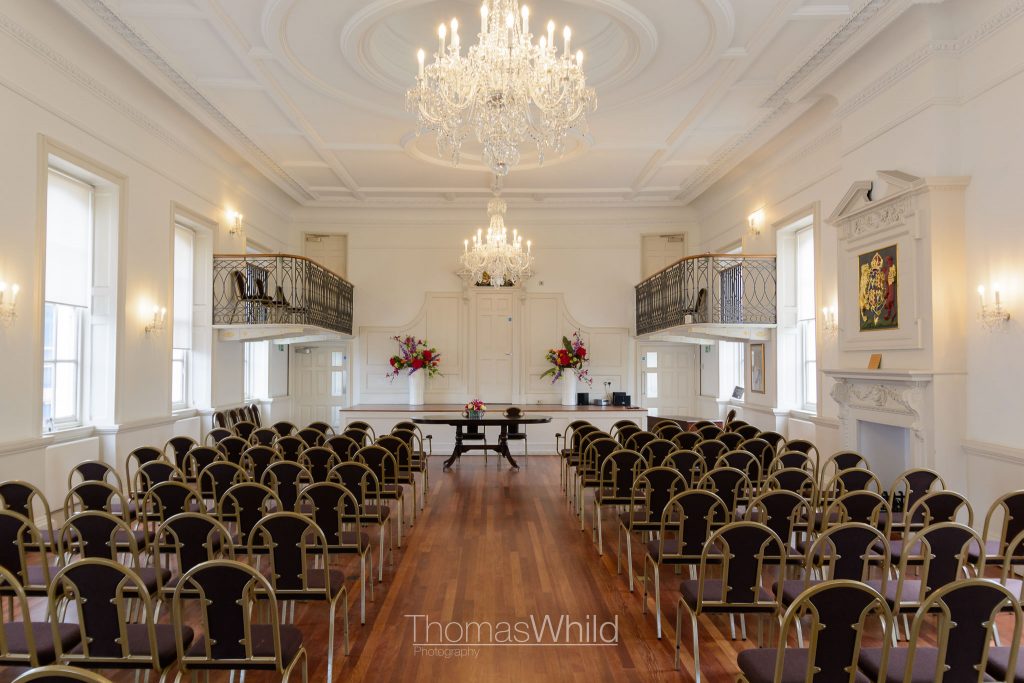 The main ceremony room at Poole Guildhall | Poole Wedding Photographer | Thomas Whild Photography