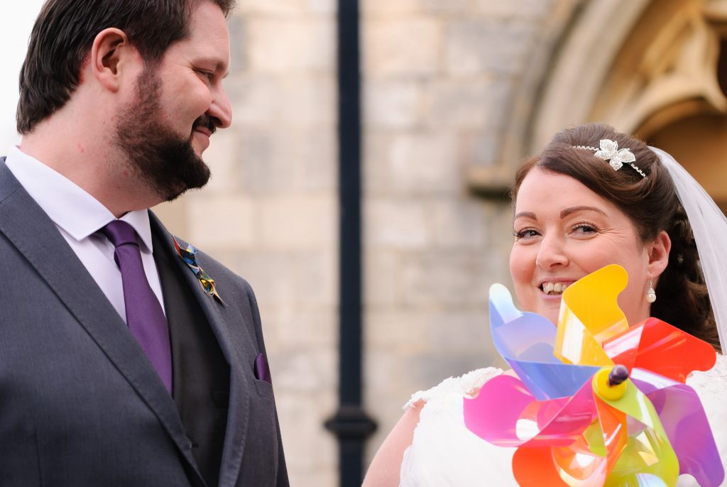 Newlyweds outside the church | Bournemouth Wedding Photographer | Thomas Whild Photography