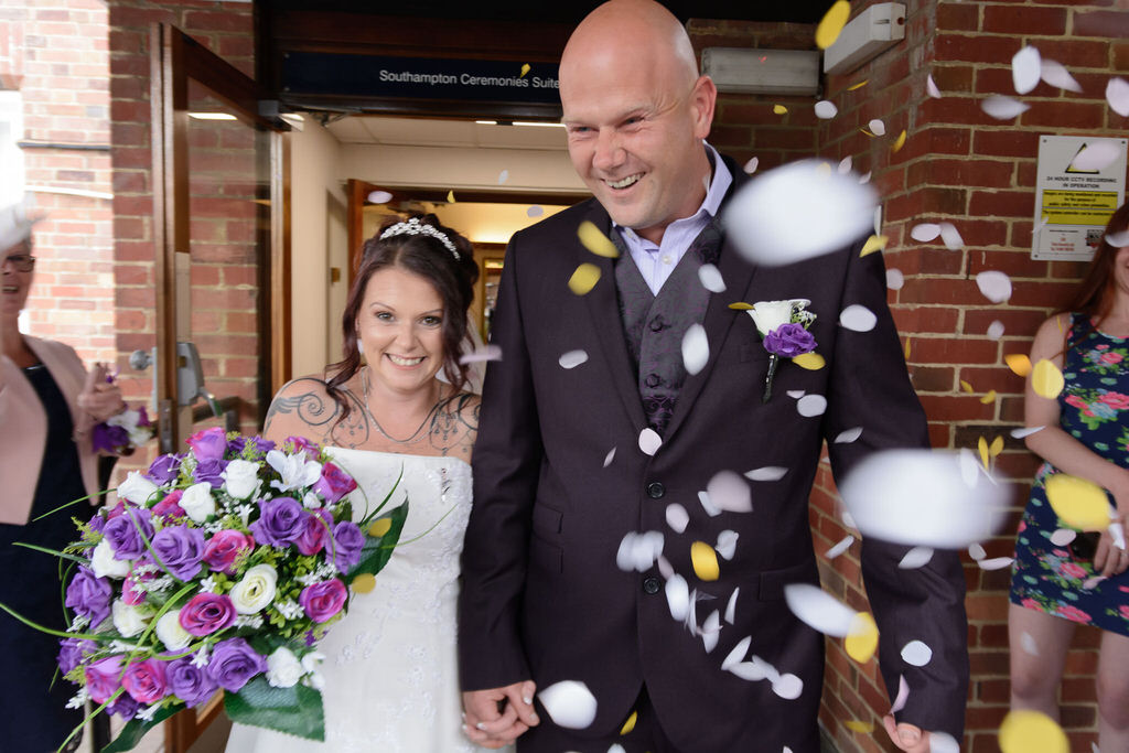 Confetti time! | Southampton Wedding Photographer | Thomas Whild Photography